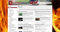 Desktop Screenshot of hasici-zlutice.cz